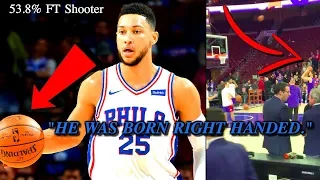 PROOF That Ben Simmons Is Shooting WITH THE WRONG HAND