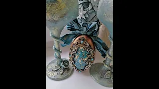 Easter egg ❤️ ❤️ ❤️ decoupage tutorial