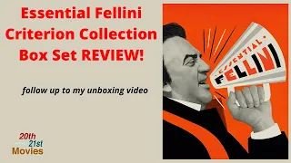 Essential Fellini Criterion Collection Set Review!