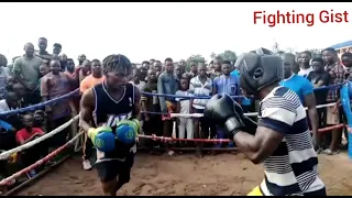 It get heated, Sikiru Shogbesan and gym mate shows beautiful sparring 🔥 🔥 🔥