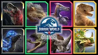 ALL RAID BOSSES DEFEATED (JURASSIC WORLD ALIVE)