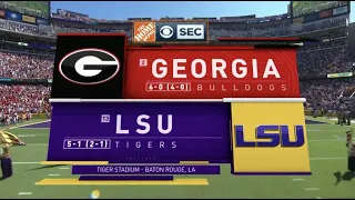 2018 #2 Georgia @ LSU Full Game