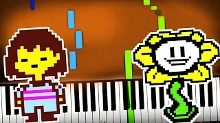 Undertale - Once Upon a Time 【Intro, Opening, OST, Theme Song】Piano Tutorial (Sheet Music + midi)
