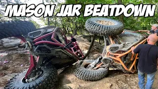 MASON JAR BEATDOWN at Black Mountain Offroad Park Can Am X3 Testing the New Diff