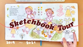 [ENG cc] Sketchbook Tour ✏️ 2019-2021 | Raveeoftitans