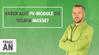 Haben alle PV-Module die selben Maße? Eine Frage an den #solarisierer