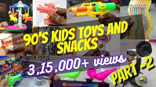 90's KIDS TOYS & SNACKS  - PART 2 | 90's KIDS SWEET MEMORIES | MITTAI KADAI | NOSTALGIC | GO DIY