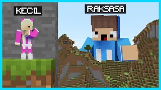 MIPAN & ZUZUZU PETAK UMPET JADI KECIL BANGET VS JADI RAKSASA BESAR DI MINECRAFT! HIDE AND SEEK