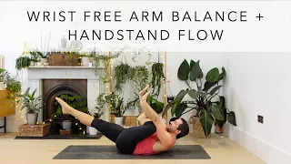 Wrist & Hands Free Yoga Flow for Arm Balances, Handstand, and Core / Abs Strength