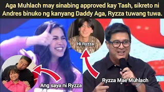 Aga Muhlach may sinabing approved kay Tash, Andres binuko ni Aga, Ryzza tuwang tuwa.