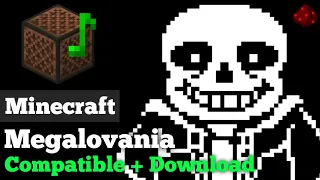 Undertale - "Megalovania" (Minecraft Note block Tutorial) [Download]