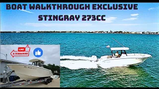 Exploring the Impressive Features and Performance of the 2023 Stingray 273CC Center Console Boat