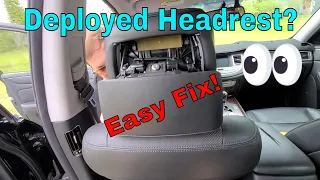 Genesis Sedan Deployed Headrest Reset (2009 - 2014)