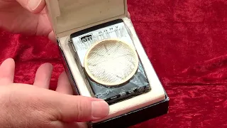Sony 1960 transistor radio vintage UNBOXING double TR-620 - collectornet.net