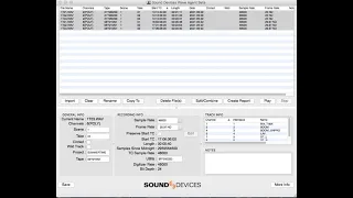 Quickly Generate Sound Reports From Sound Devices WaveAgent