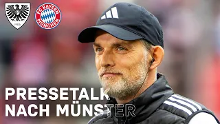 Pressetalk nach dem 4:0-Sieg im Pokal gegen Münster | FC Bayern |  🇩🇪