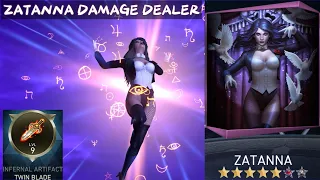 USING ZATANNA AS A DAMAGE DEALER (NO RAVEN) | INJUSTICE 2 MOBILE