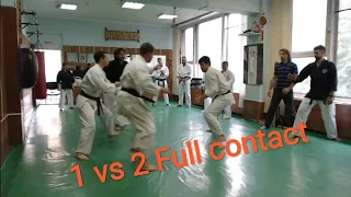 Niaite Kumite - One VS Two. Full-Contact - Ниайте кумите - Один против Двоих. Полный контакт.