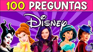 100 Preguntas de "DISNEY"! | ¿Cuánto Sabes de "DISNEY"? | Reto DISNEY