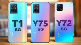 vivo T1 5G vs vivo Y75 5G vs vivo Y72 5G | #vivo5Gmobile | Full Comparison #MobileTechTube