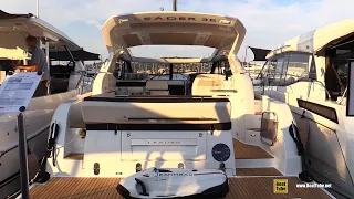 2022 Jeanneau Leader 36 Motor yacht - Walkaround Tour - 2021 Cannes Yachting Festival