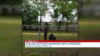 White S.C. police officer charged with murder in unarmed black man's shooting