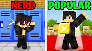 Minecraft but From NERD to POPULAR...