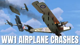 Airplane Crashes, Engine Fires & Takedowns V11 | Flying Circus Volume I & Rise of Flight Crashes