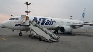 UTair Boeing 737-800 NG landing in Vnukovo International Airport (Moscow (VKO))