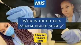 A week in the life of a mental health nurse | 5 Long days VLOG | FAQ | Nurse Vlog 3