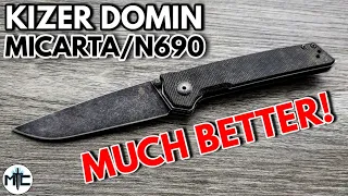 Kizer Domin Micarta / N690 Folding Knife - Overview and Review