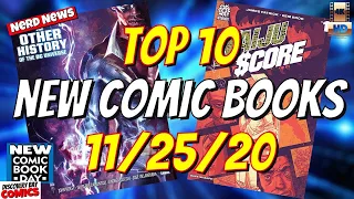 Top 10 New Comic Books releasing November 25th 2020 | Hot New Comics this Week | Nerd News | 4k UHD