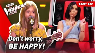 HAPPY & UPLIFTING performances in The Voice Kids! 😃| Top 10