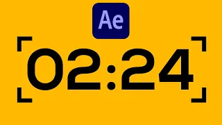 After Effects: Countdown Timer Tutorial (Quick Easy Timer)