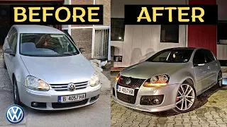 Building a VW Golf 5 Under 5 Minutes | Project Car Transformation