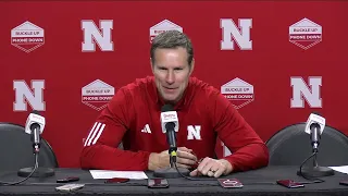 Coach Hoiberg after his squad beat Penn State in Lincoln.
