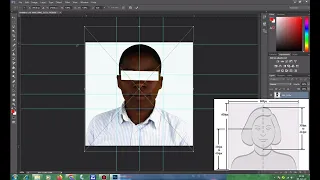 HOW TO CREATE AN ELECTRONIC DIVERSITY VISA PHOTO SIZE IN PHOTOSHOP || SIMPLEST WAY!