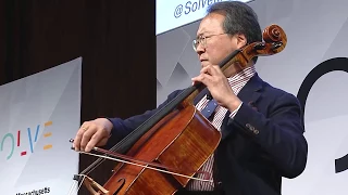 Solve at MIT: Yo-Yo Ma Performs