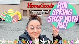 NEW EASTER & SPRING AT HOMEGOODS | UNIQUE EASTER BASKET FILLERS | QUICK & FUN SHOP THROUGH 🐣🐇🌷