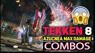 Tekken 8 Azucena New Max Damage Combo Guide |  Tekken 8 Azucena Stylish Combos | ASB Gaming