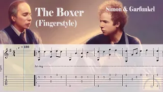 The Boxer - Simon & Garfunkel | Fingerstyle | Guitar Tab