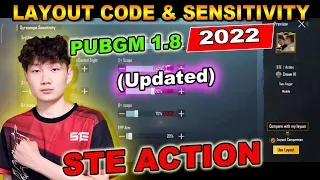 (Updated) STE ACTION SENSITIVITY & CONTROL CODE March 2022 PUBG Mobile