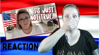 American Reacts to 6 lies America Told Me! || Europe and Netherlands