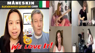 👌MÅNESKIN BLACKSKINHEAD QUARANTINE COVER |Dutch Couple REACTION