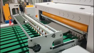 Burger Wrapping Paper Sandwich  Paper Roll to Sheet Cutting Machine to Oman with Automatic Delivery