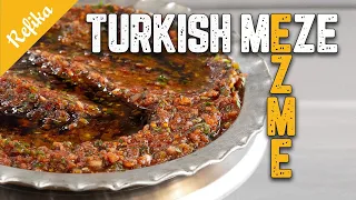 Refika's Must-Try EZME Recipe - Addictive & Proudly Vegan Turkish Bash-Mash | Easy Appetizer Idea