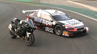 Kawasaki Ninja H2 X Stock Car, quem vence a disputa em Interlagos?