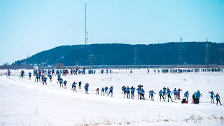 На спорте. Югорский лыжный марафон. 9 часть