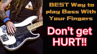 Beginner Bass Lessons | Playing with your Fingers