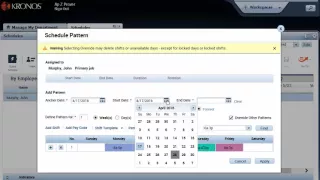 Employee Schedule Setup